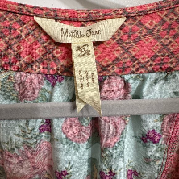 Matilda Jane romper  Womens Short Sleeve Solstice Floral Print Size XL - Picture 2 of 3